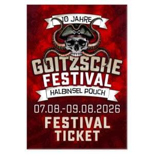 GOITZSCHE FESTIVAL 2026 - Wochenend-Ticket