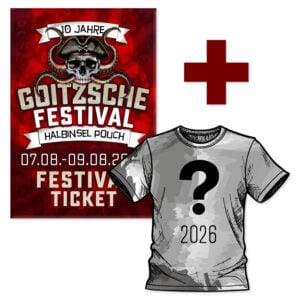 Bundle GOITZSCHE FESTIVAL 2026 (Ticket + Festival-Shirt)