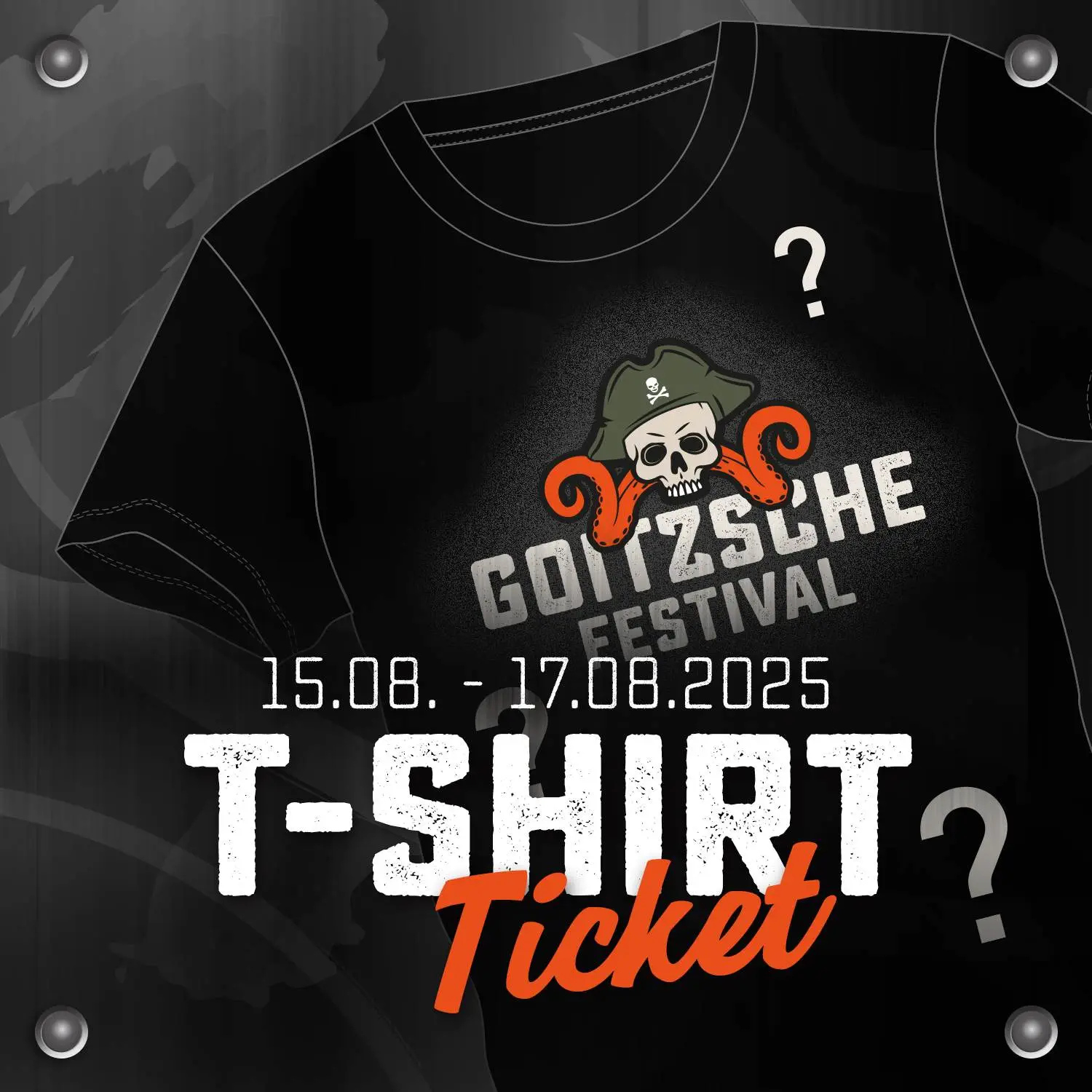 Bundle GOITZSCHE FESTIVAL 2025 (Ticket + Festival-Shirt)
