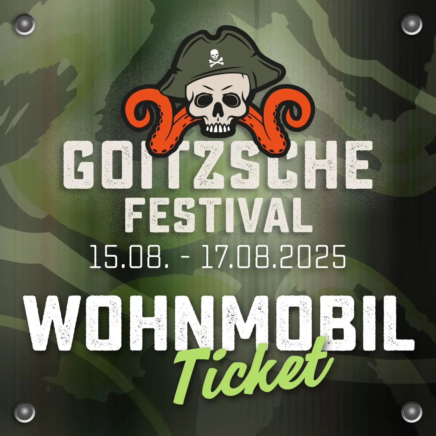 GOITZSCHE FESTIVAL 2025 - Wohnmobil-Ticket