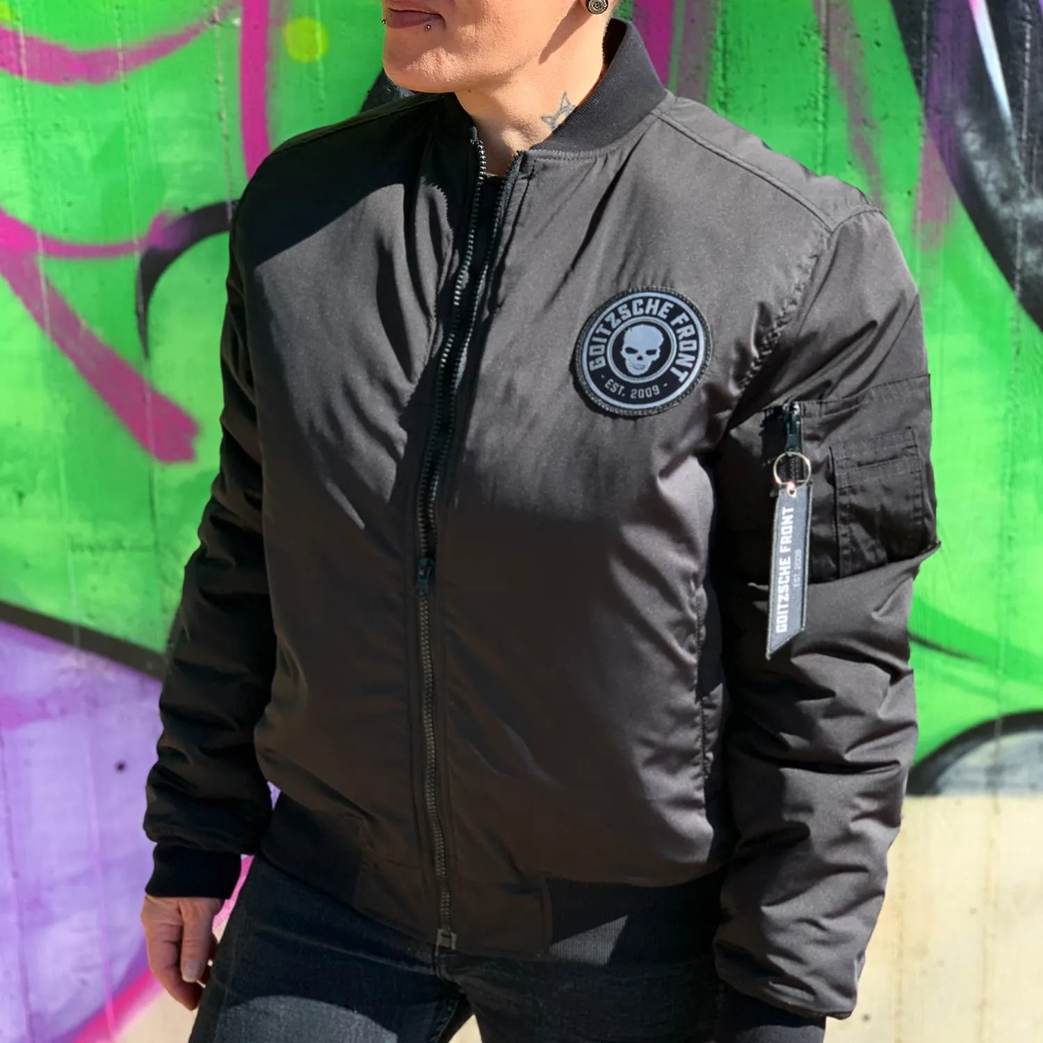 Goitzsche Front - DER OSTEN ROCKT - Bomberjacke – Bild 4