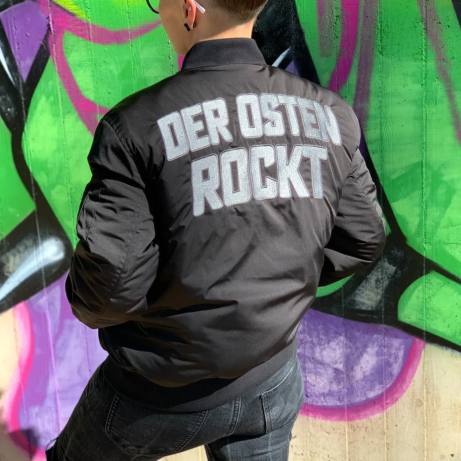 Goitzsche Front - DER OSTEN ROCKT - Bomberjacke – Bild 5