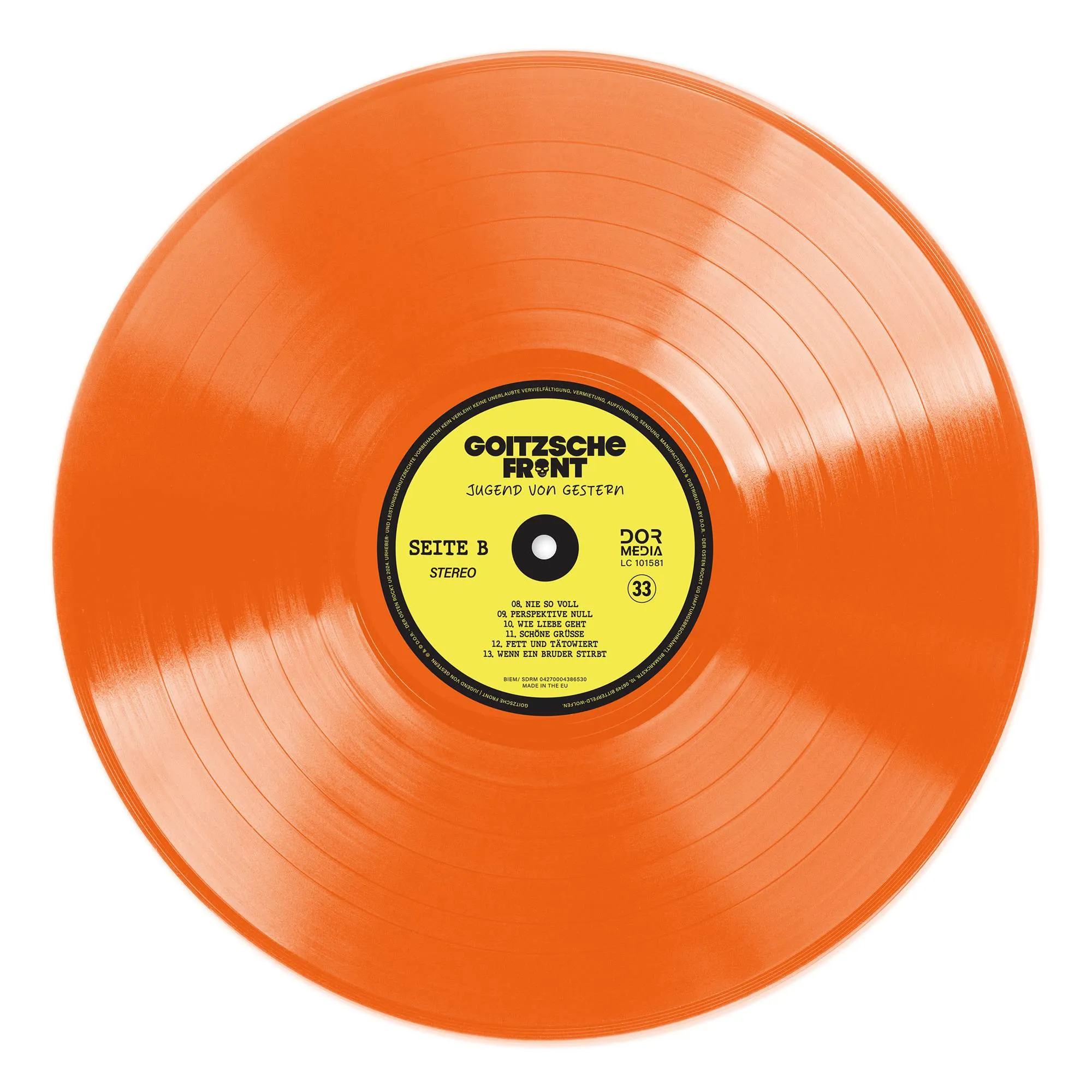 JUGEND VON GESTERN Colored LP