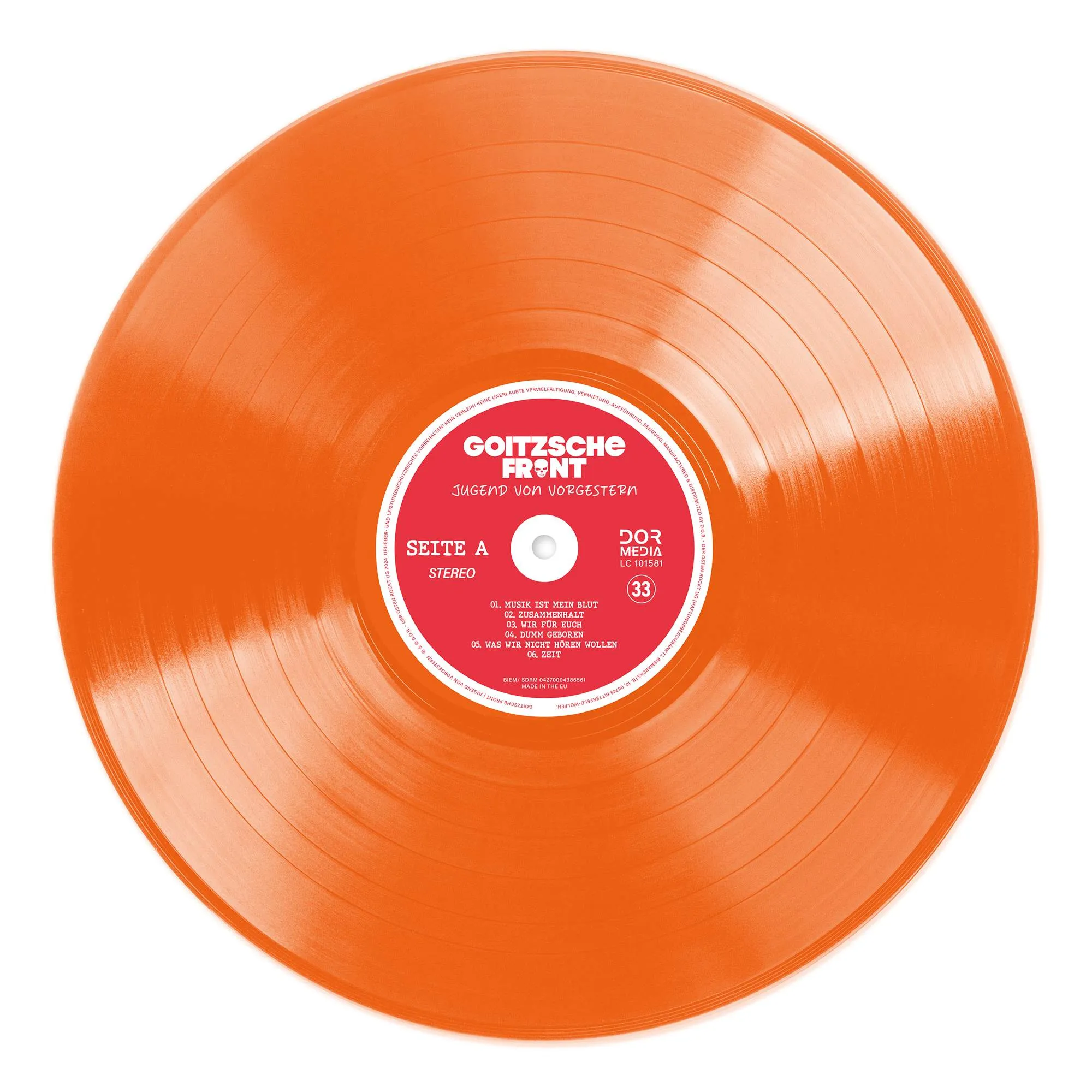 JUGEND VON GESTERN Colored LP