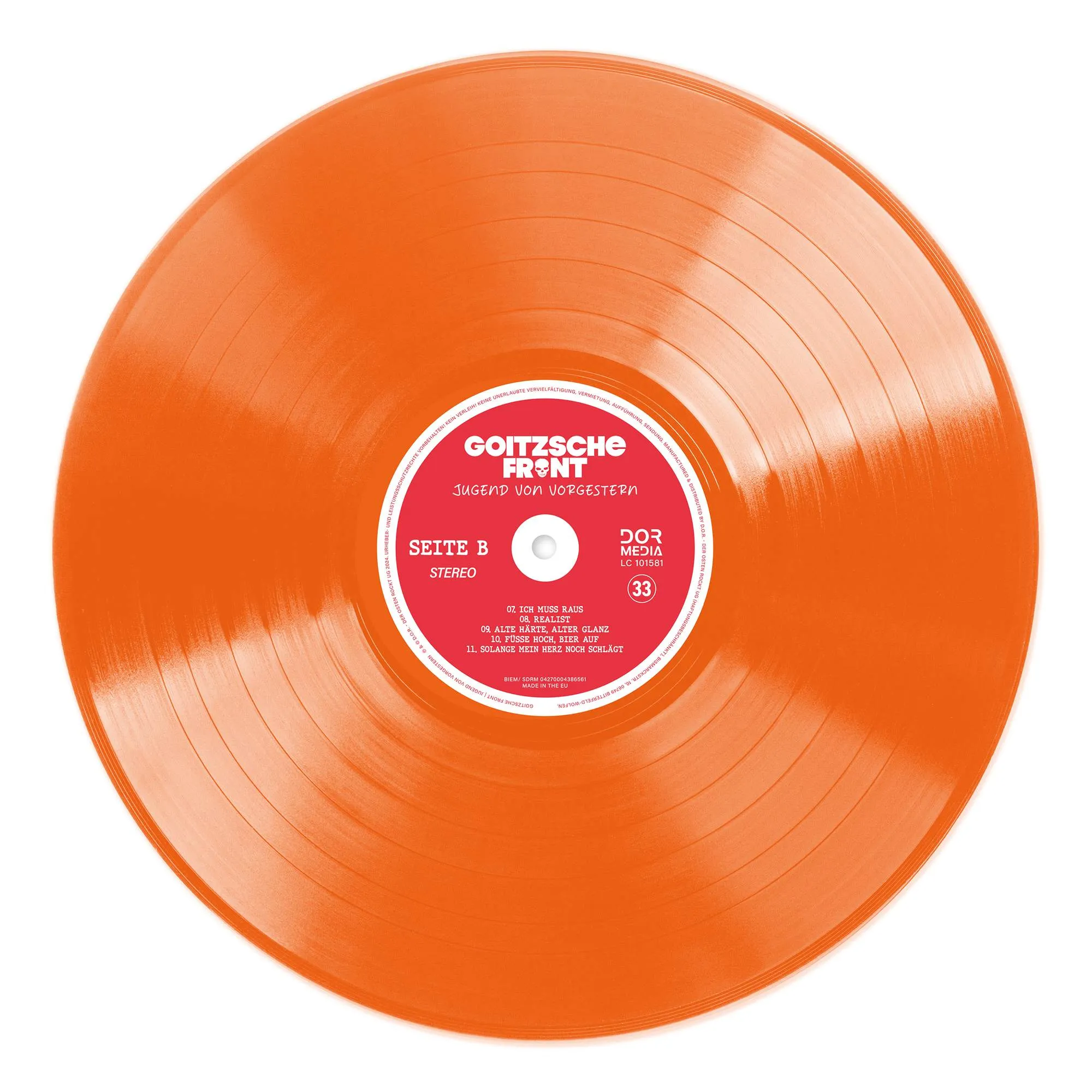 JUGEND VON GESTERN Colored LP