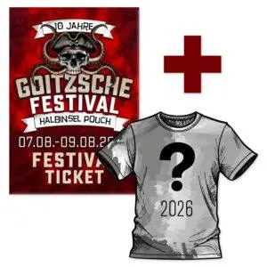 Bundle GOITZSCHE FESTIVAL 2026 (Ticket + Festival-Shirt)