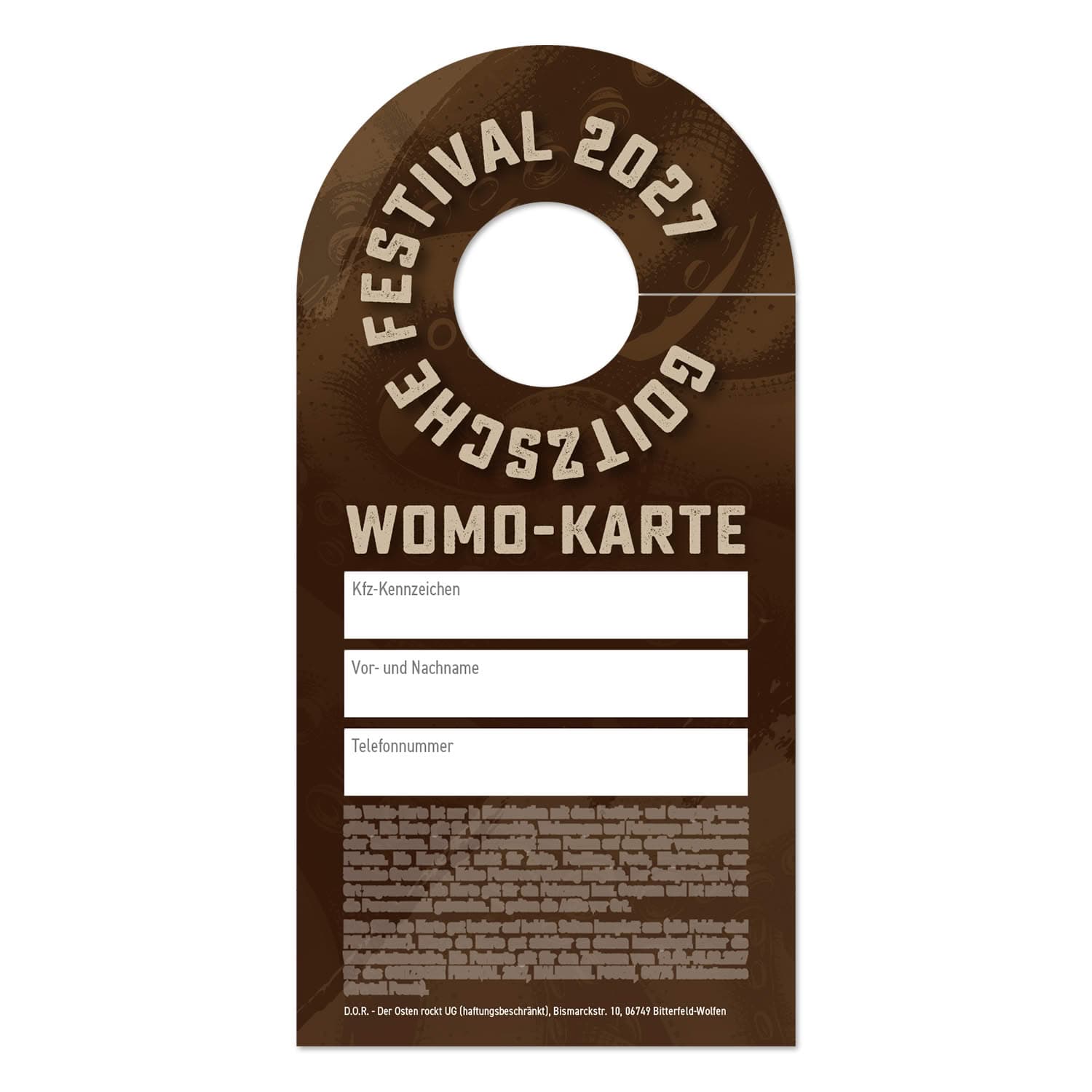 GOITZSCHE FESTIVAL 2027 - Wohnmobil-Karte