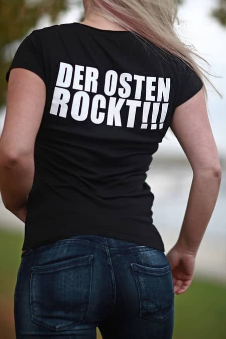 Girly Shirt "DER OSTEN ROCKT!!!" – Bild 4
