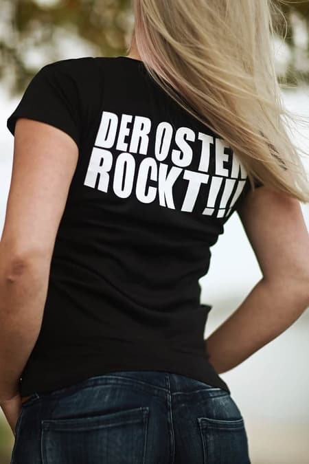 Girly Shirt "DER OSTEN ROCKT!!!" – Bild 2