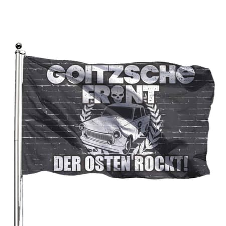 Flagge "Der Osten rockt!"
