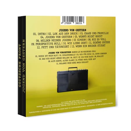 JUGEND VON GESTERN CD