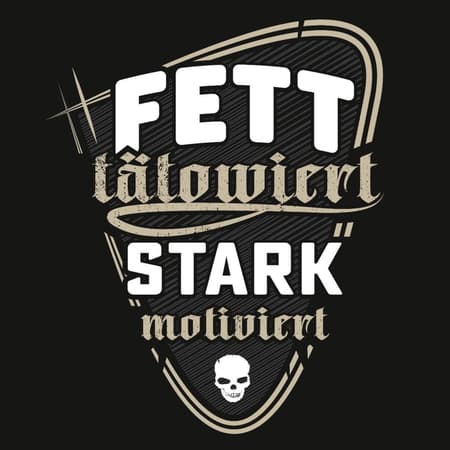 Girly Shirt "FETT & TÄTOWIERT" – Bild 3