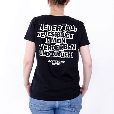 Girly Shirt "NIE SO VOLL" – Bild 2