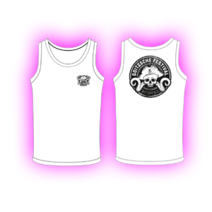 Girly Top "GOITZSCHE FESTIVAL" Weiss
