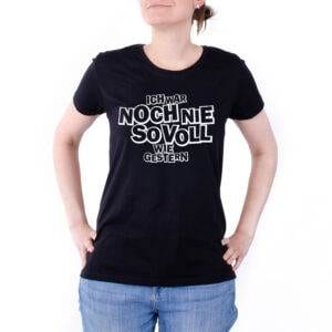 Girly Shirt "NIE SO VOLL"
