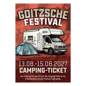 GOITZSCHE FESTIVAL 2027 - Camping-Ticket*